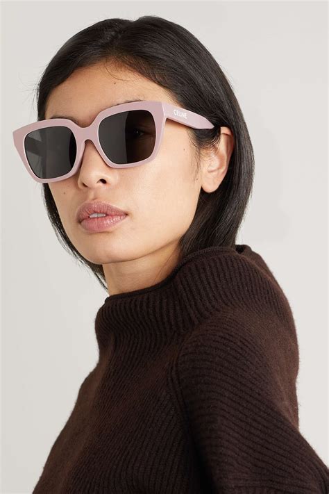 celine eyewear oversized square-frame acetate sunglasses|celine sunglasses price.